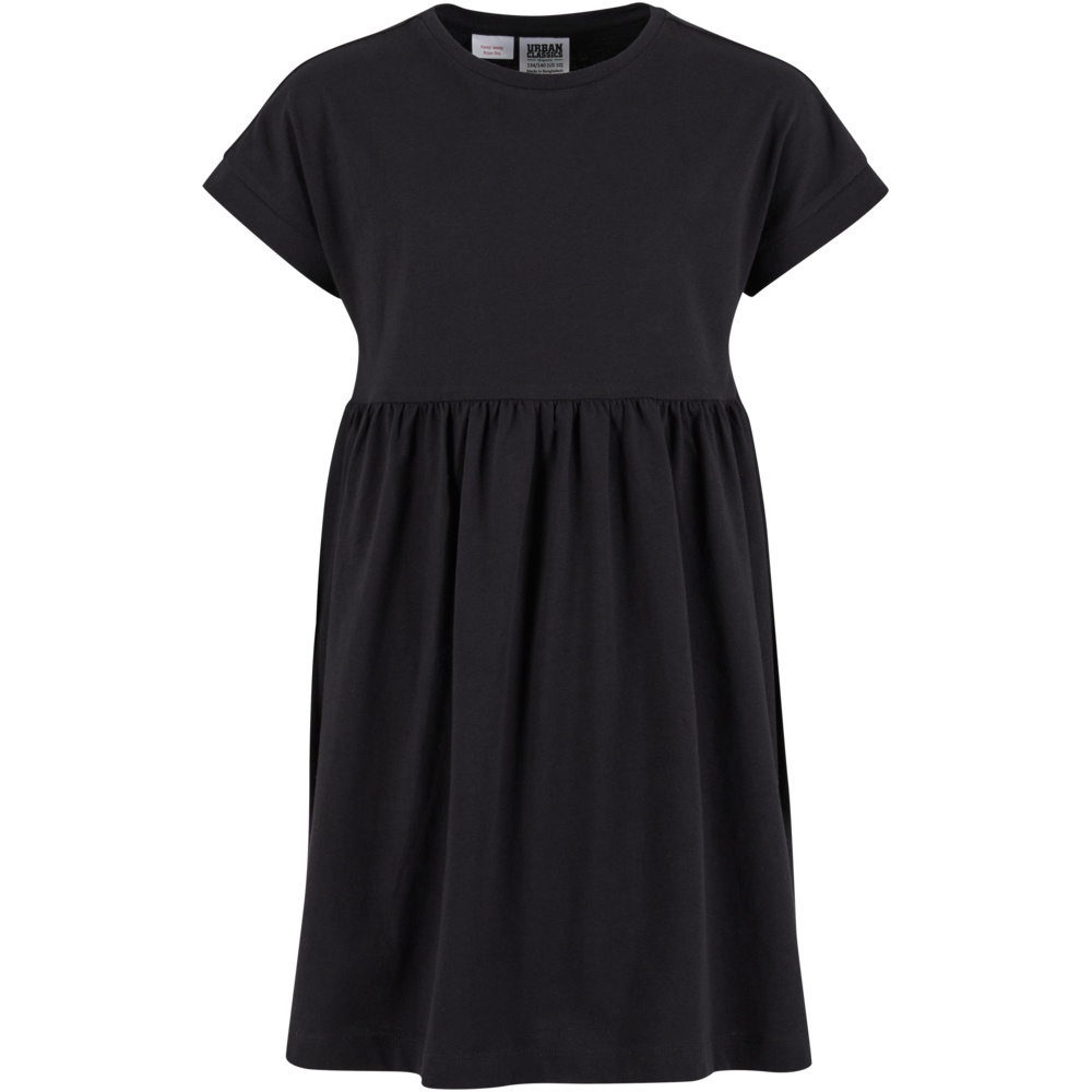 Urban Classics - Organic Empire Valance Tee Kids Short dress - Black